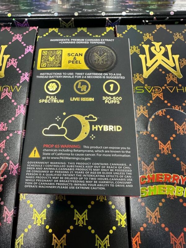 MUHA MEDS (Live Resin 1G carts )